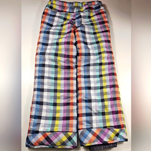 Cherokee Other - Plaid Colorful Snow Pants Snowboard Ski Lined Waterproof XL children's EUC ^